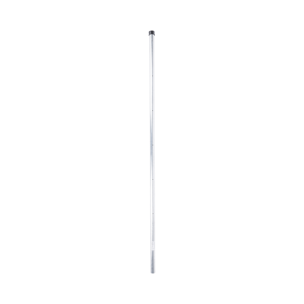 Poste de Esquina  para Cerca Electrificada. Tubo Galva. de 1.5m, cal. 18 de 1" Diam. (Sin pintar). Ideal para 6 Aisladores 