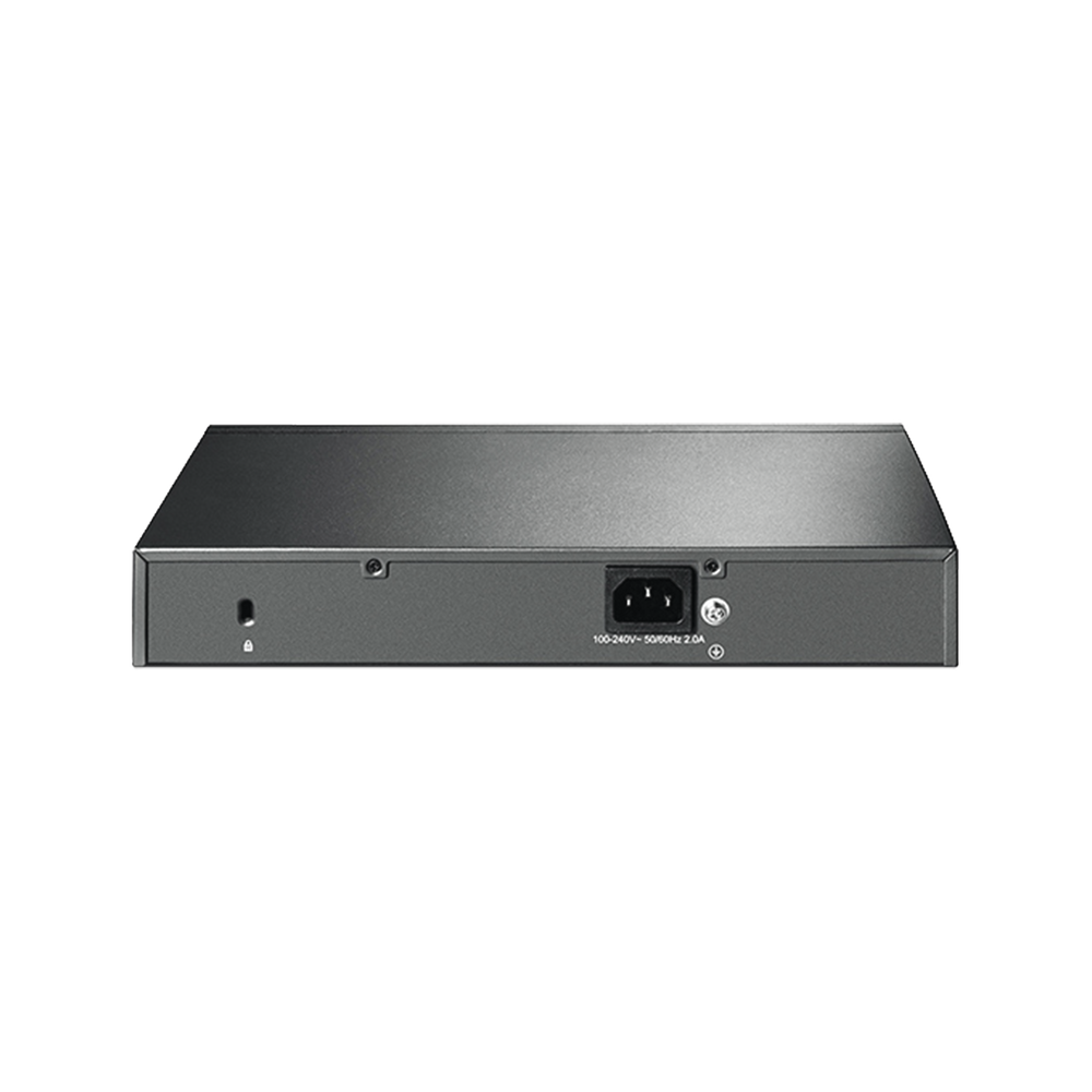 Smart Switch PoE+ JetStream administrable Capa 2, 8 puertos 10/100/1000 Mbps + 2 puertos SFP 116 W