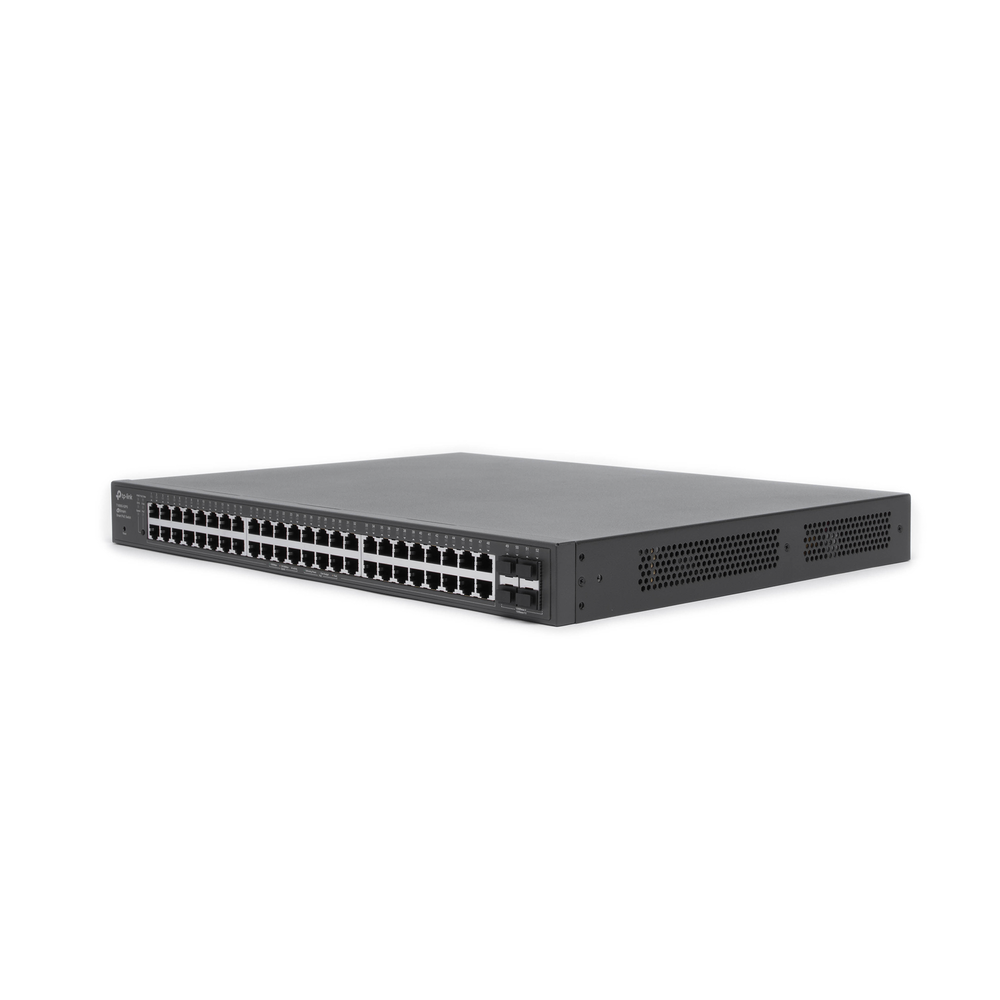 Smart Switch JetStream PoE+ administrable Capa 2, 48 puertos 10/100/1000 Mbps + 4 puertos SFP 384 W
