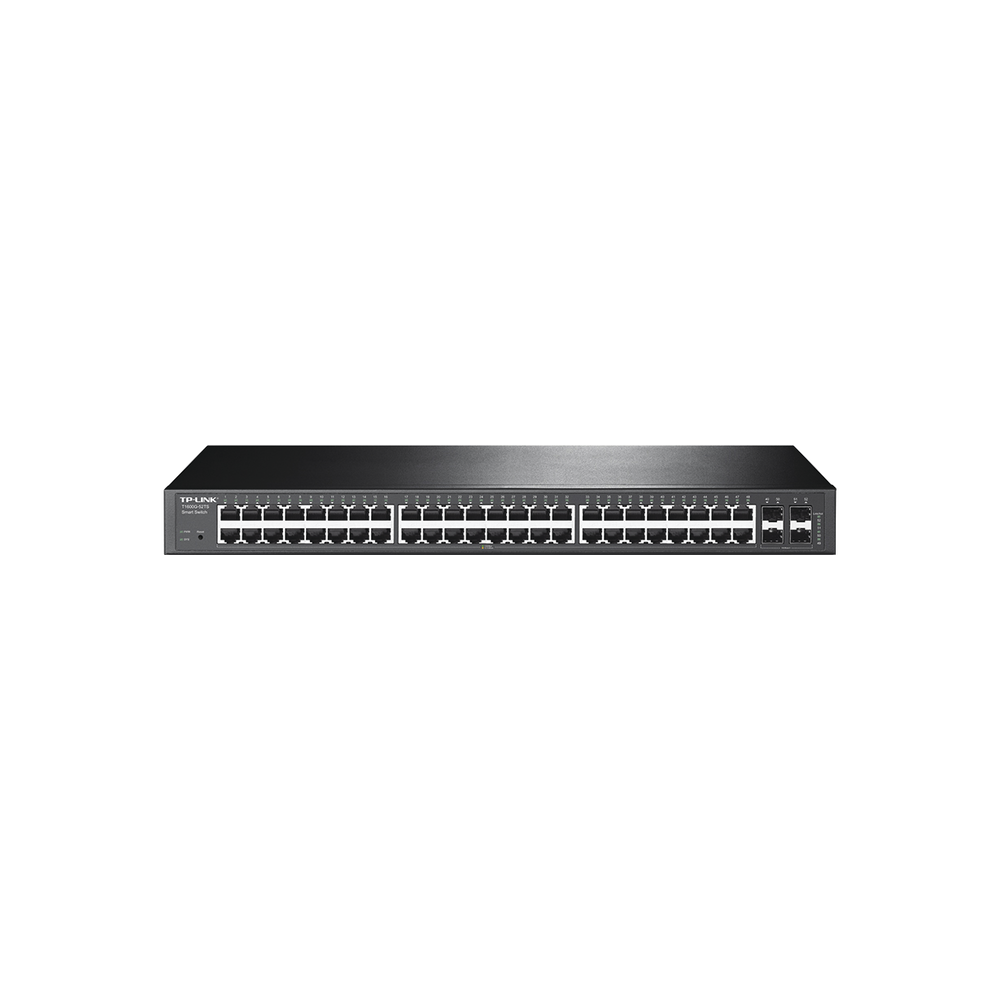 Smart Switch JetStream Gigabit administrable Capa 2, 48 puertos 10/100/1000 Mbps + 4 puertos SFP