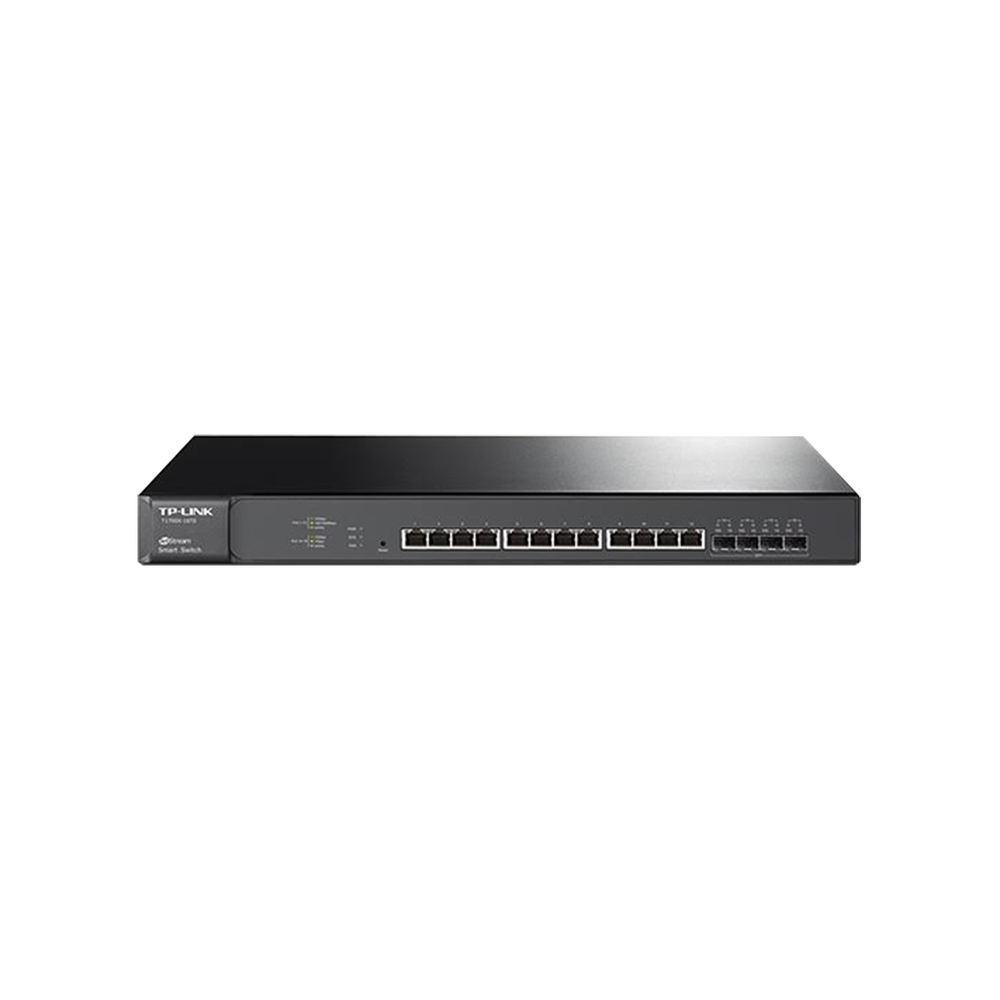 Switch Smart JetStream Gigabit L2, 12 Puertos 10GBase-T y 4 Ranuras SFP+ 