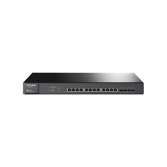 Switch Smart JetStream Gigabit L2, 12 Puertos 10GBase-T y 4 Ranuras SFP+ 