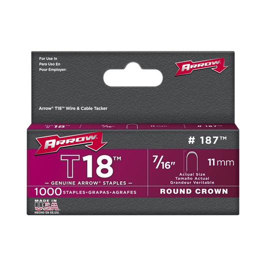 Grapas para Cables tipo "U" 7/16 (11 mm) para T18.