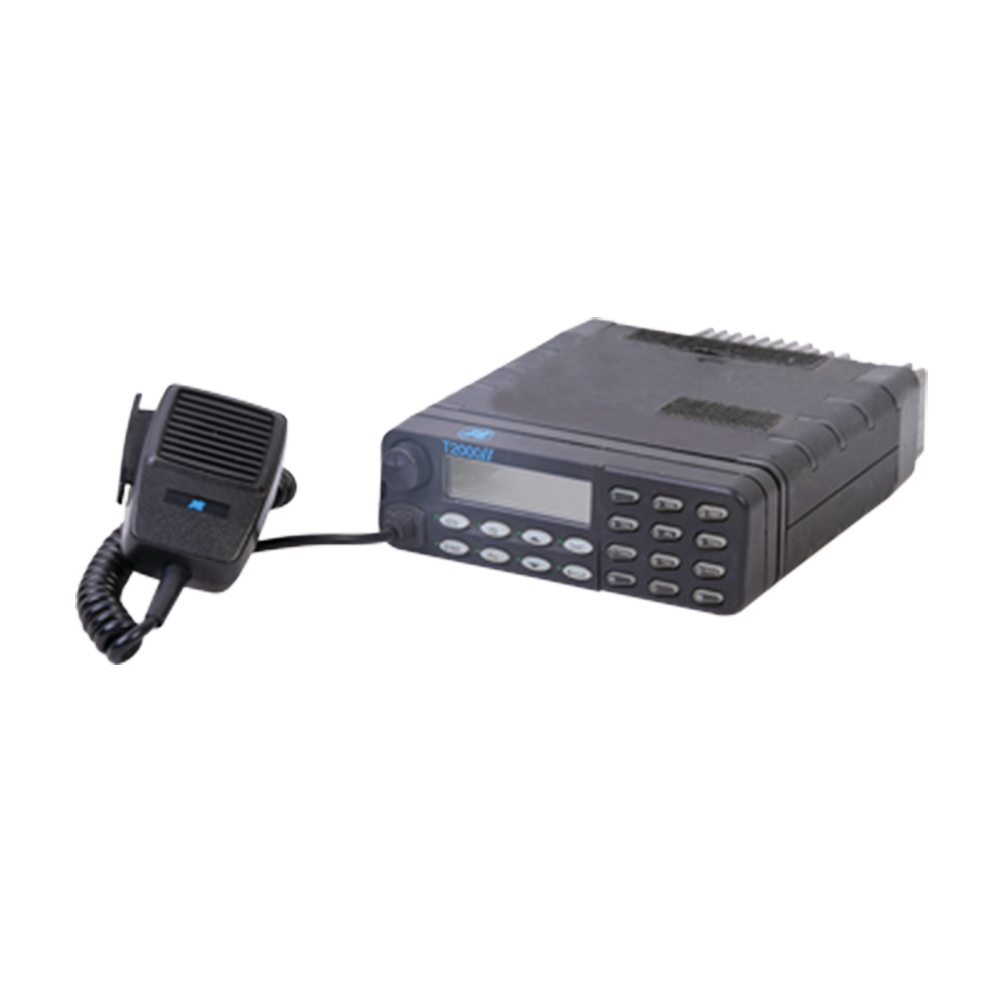 Radio móvil para MPT-1327 (400-470MHz) con 12.5kHz de separación entre canales.