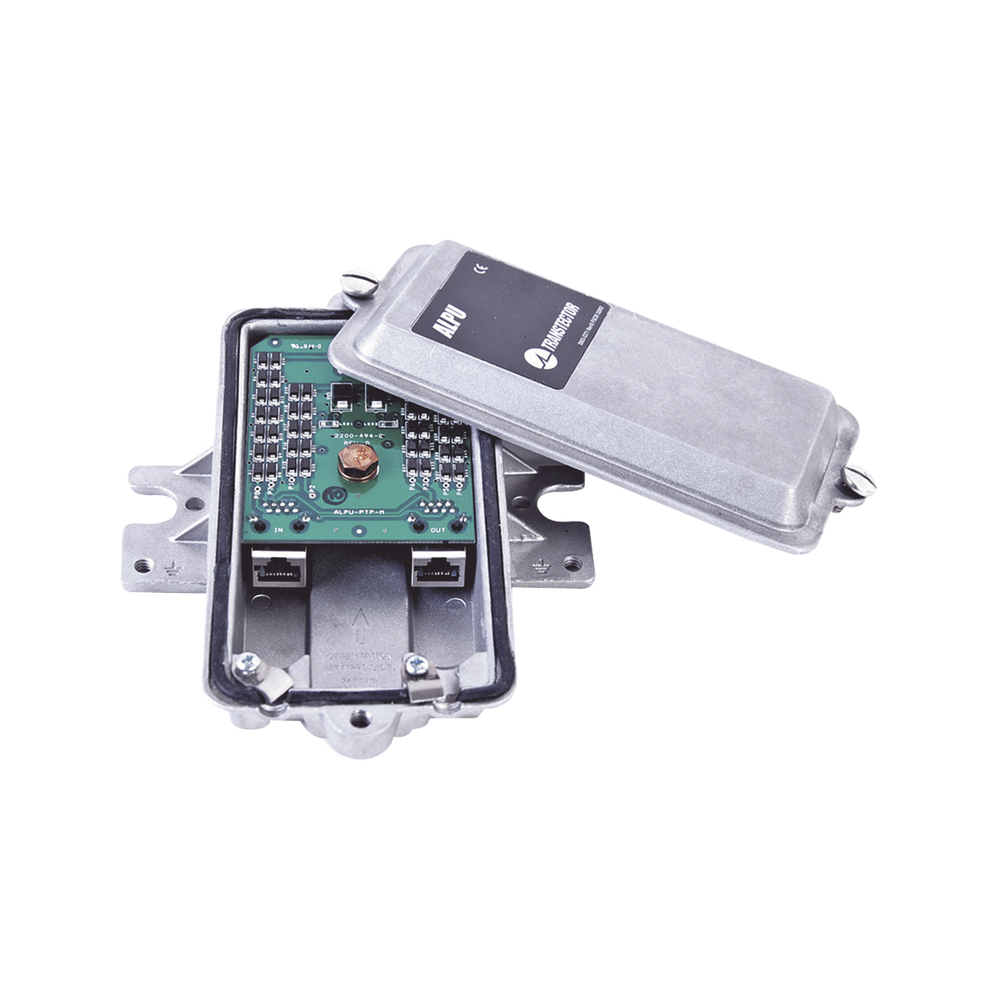 Outdoor Single Metal PoE Lightning Protector with 10/100 Mbps RJ45 Ports