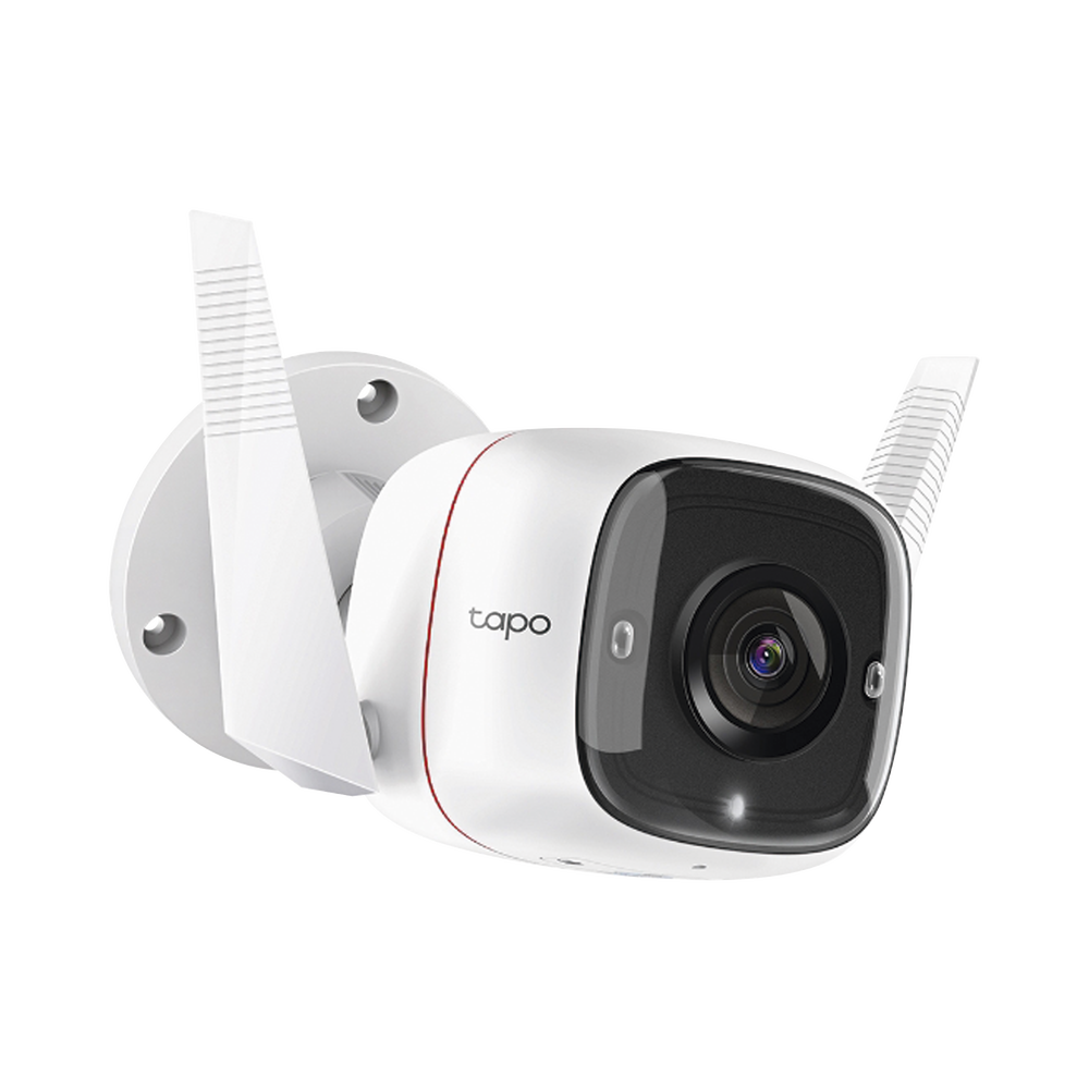 Cámara IP Wi-Fi para exterior, 3 megapixel, audio doble vía, visión nocturna, notificación Push, acepta memoria Micro SD de para grabación. 