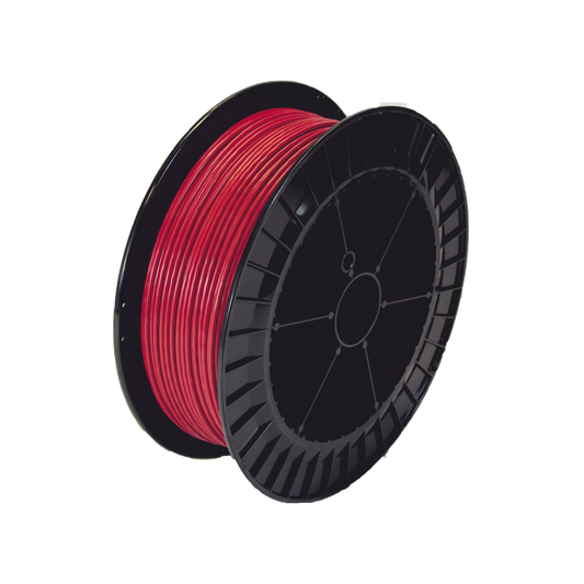 Bobina de 152 Metros de Cable Detector de Calor, Temperatura Fija 68 grados Celsius, Recubrimiento de Nylon Negro para Aplicaciones en Exterior, con Guía Acerada