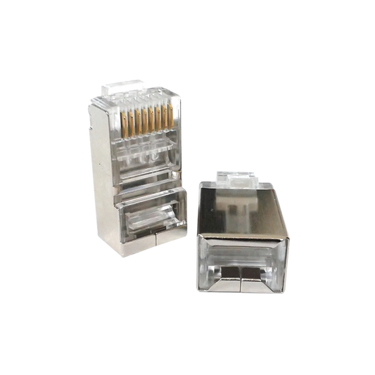 Conector RJ45 para Cable FTP/STP Categoría 5E - Blindado sin pin a tierra
