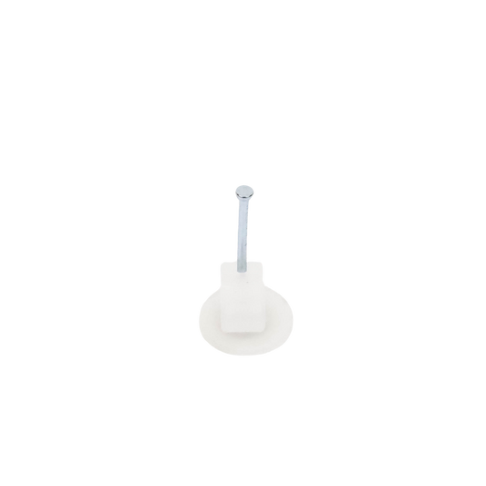 Grapa para cable plano de 6mm color transparente (100pzs) (3210-00100)