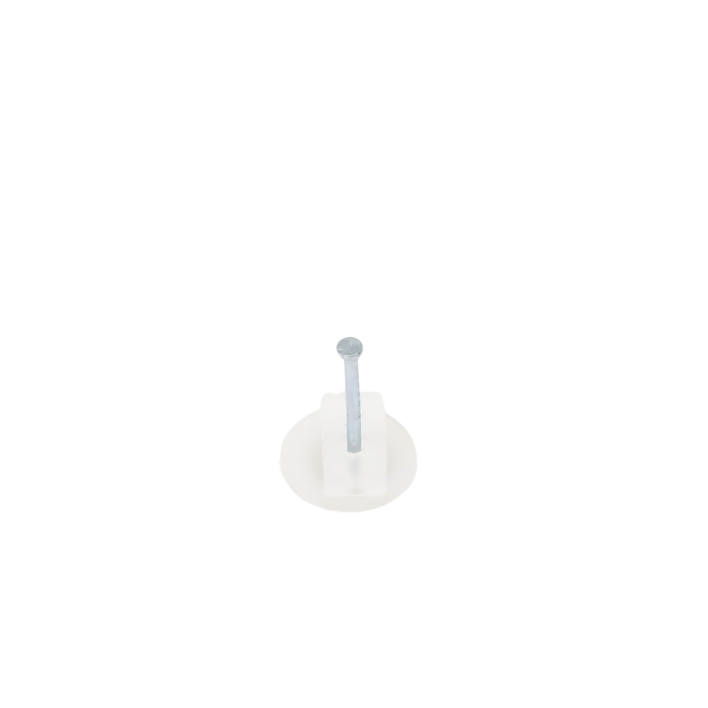 Grapa para cable plano de 6mm color transparente (100pzs) (3210-00100)