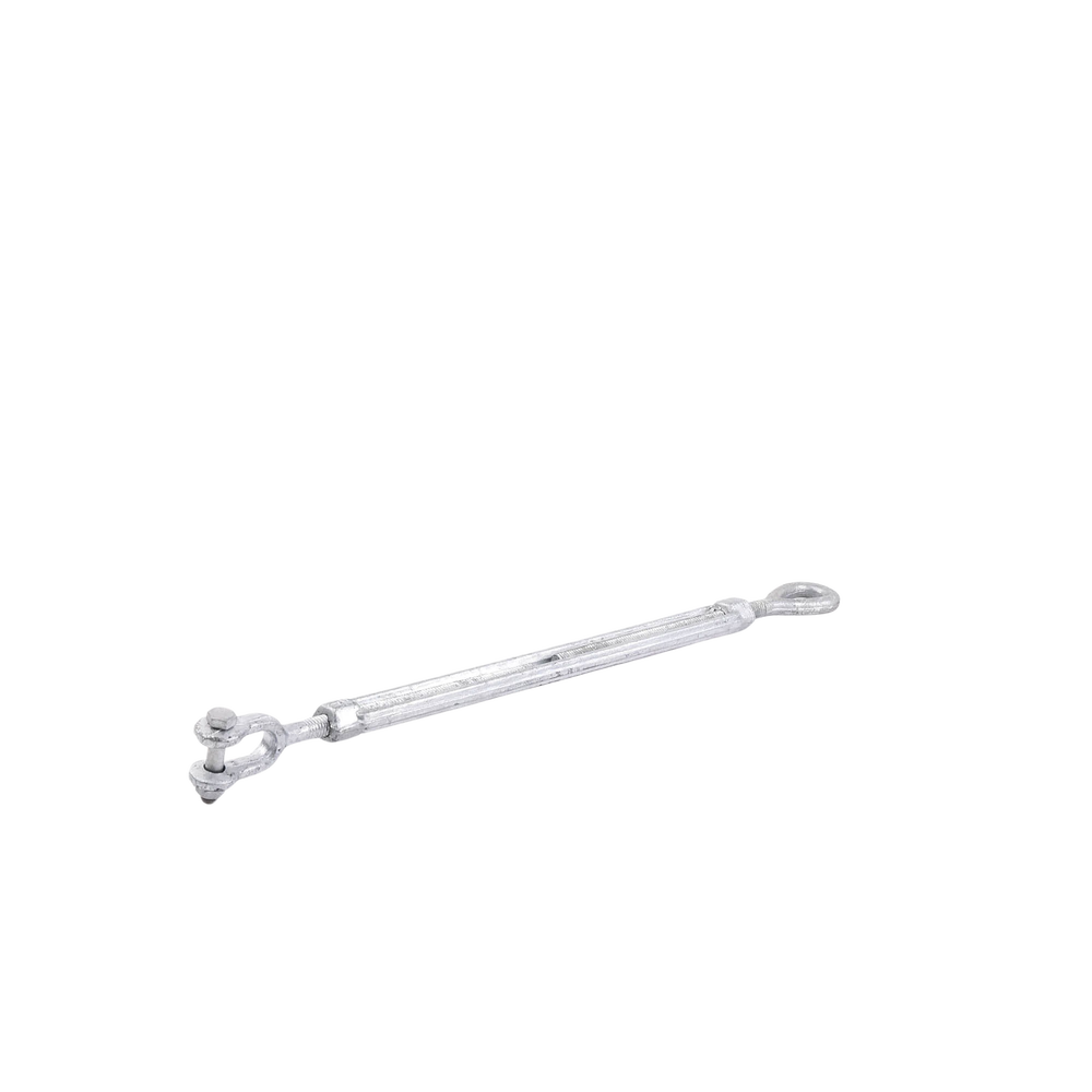 1/2" x 12" Forged Steel EYE-JAW Turnbuckle Hot Dip Galvanized (Max Load 1000 Kg).