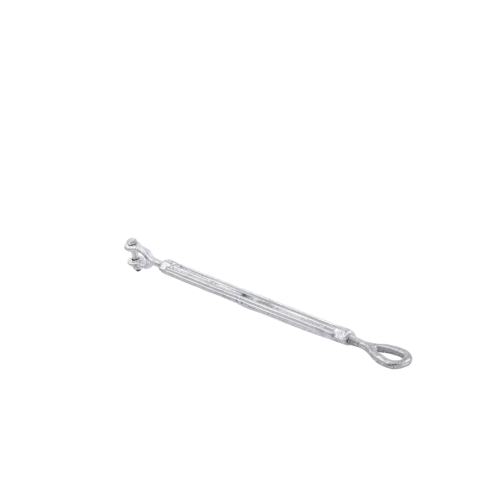 1/2" x 12" Forged Steel EYE-JAW Turnbuckle Hot Dip Galvanized (Max Load 1000 Kg).