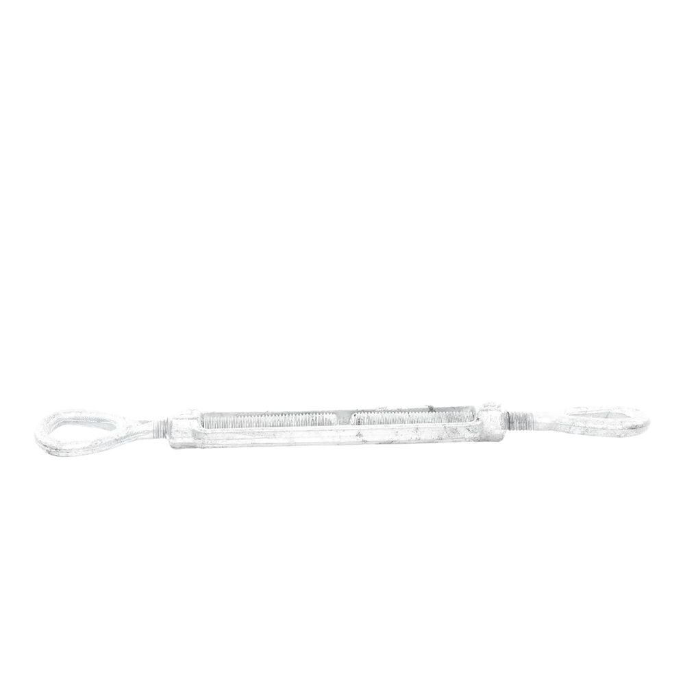 1/2" x 6" Forged Steel EYE-EYE Turnbuckle Hot Dip Galvanized (Max Load 1000 Kg).