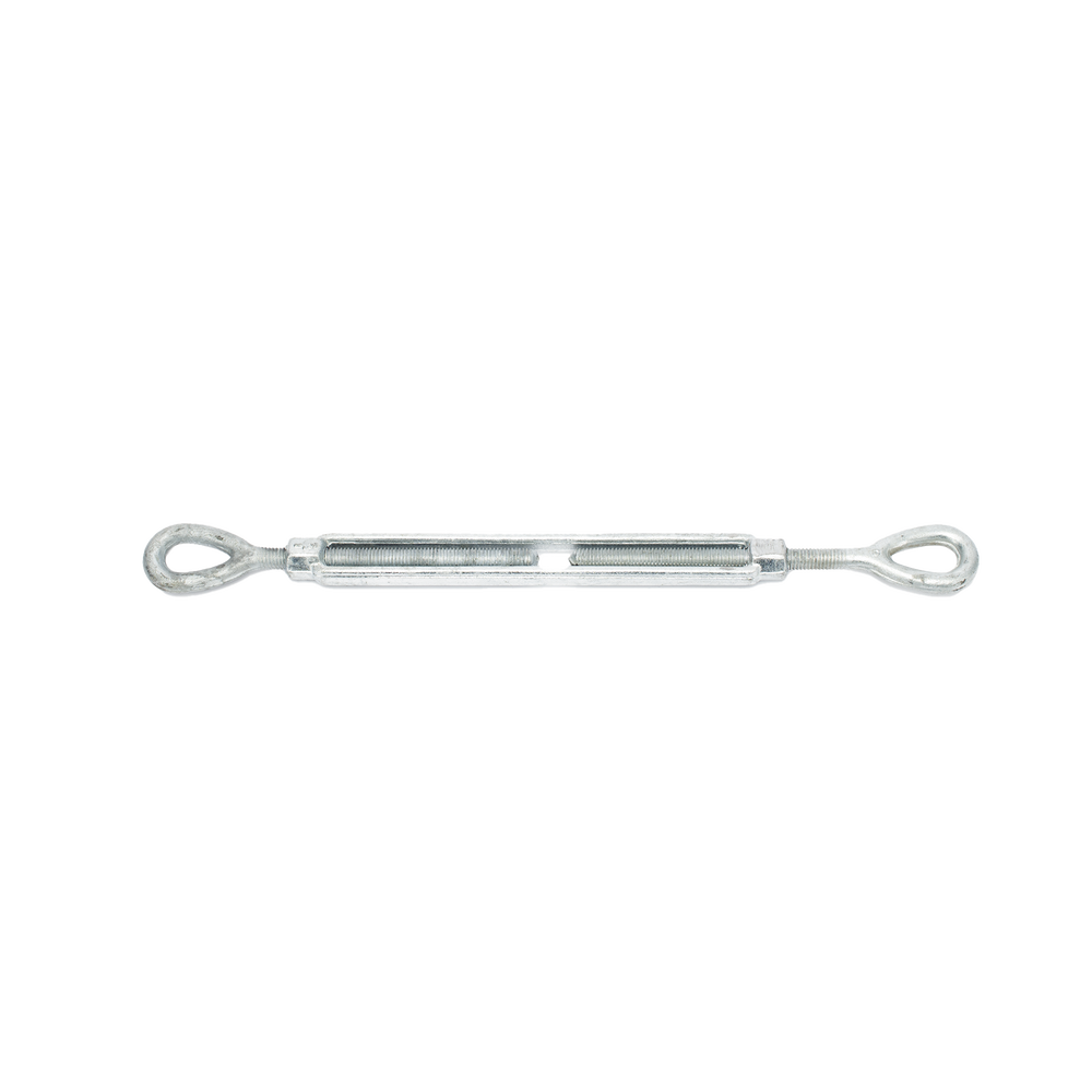 Tensor de 1/2" x 9" Acero Forjado OJO-OJO Galv. Inmersión en Caliente (Carga Max. 1000 Kg).
