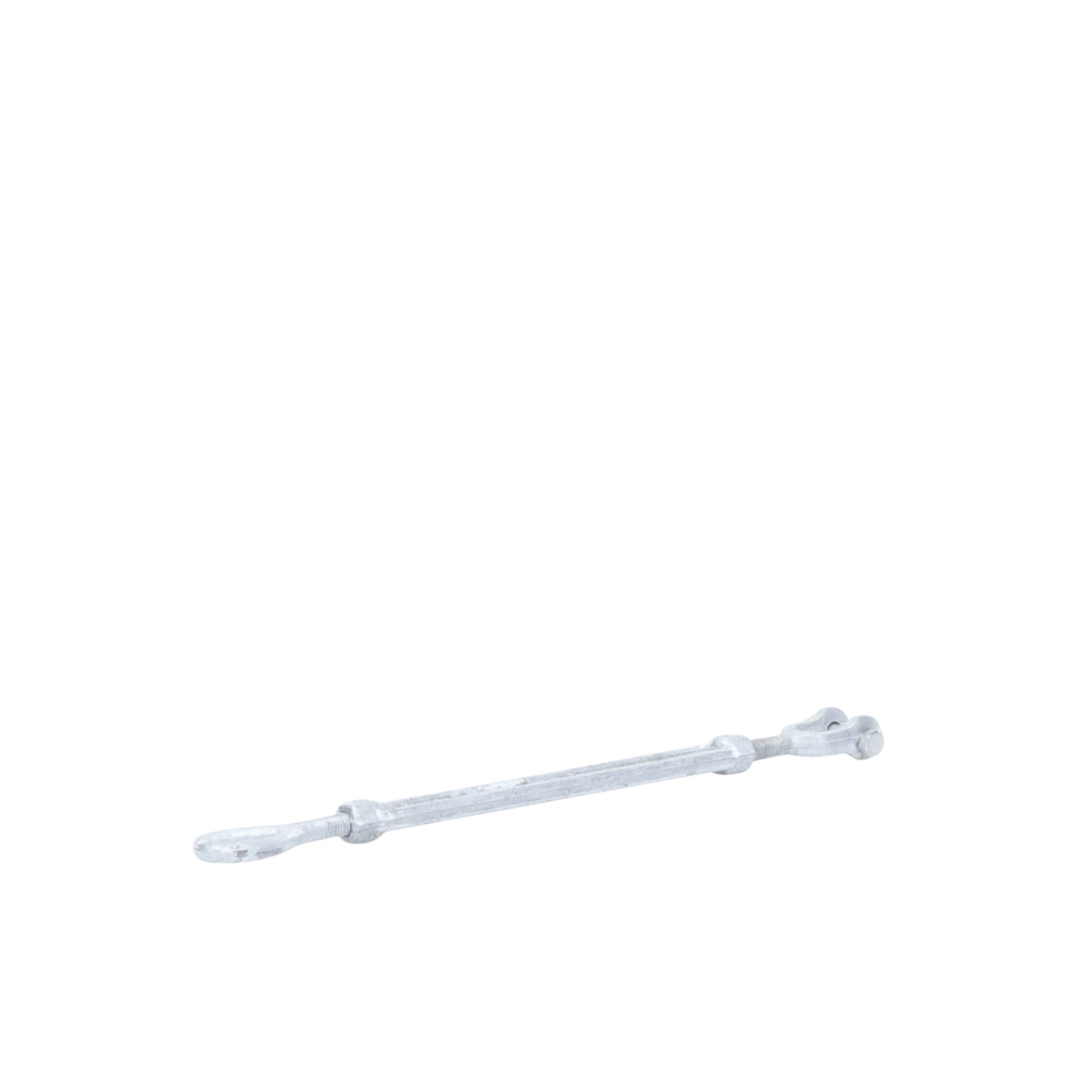1/2" x 9" Forged Steel EYE-JAW Turnbuckle Hot Dip Galvanized (Max Load 1000 Kg).