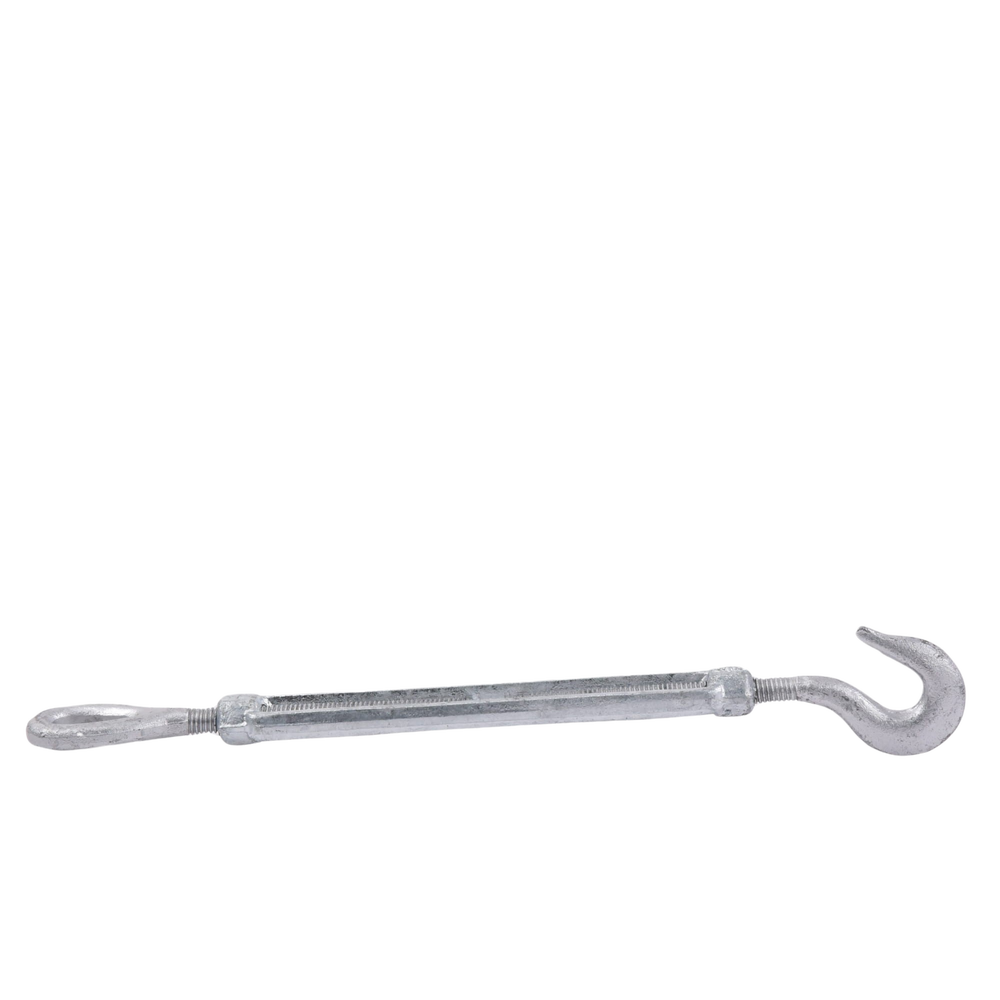 3/8" x 6" Forged Steel Turnbuckle EYE-HOOK Hot Dip Galvanized (Max Load 544 Kg).