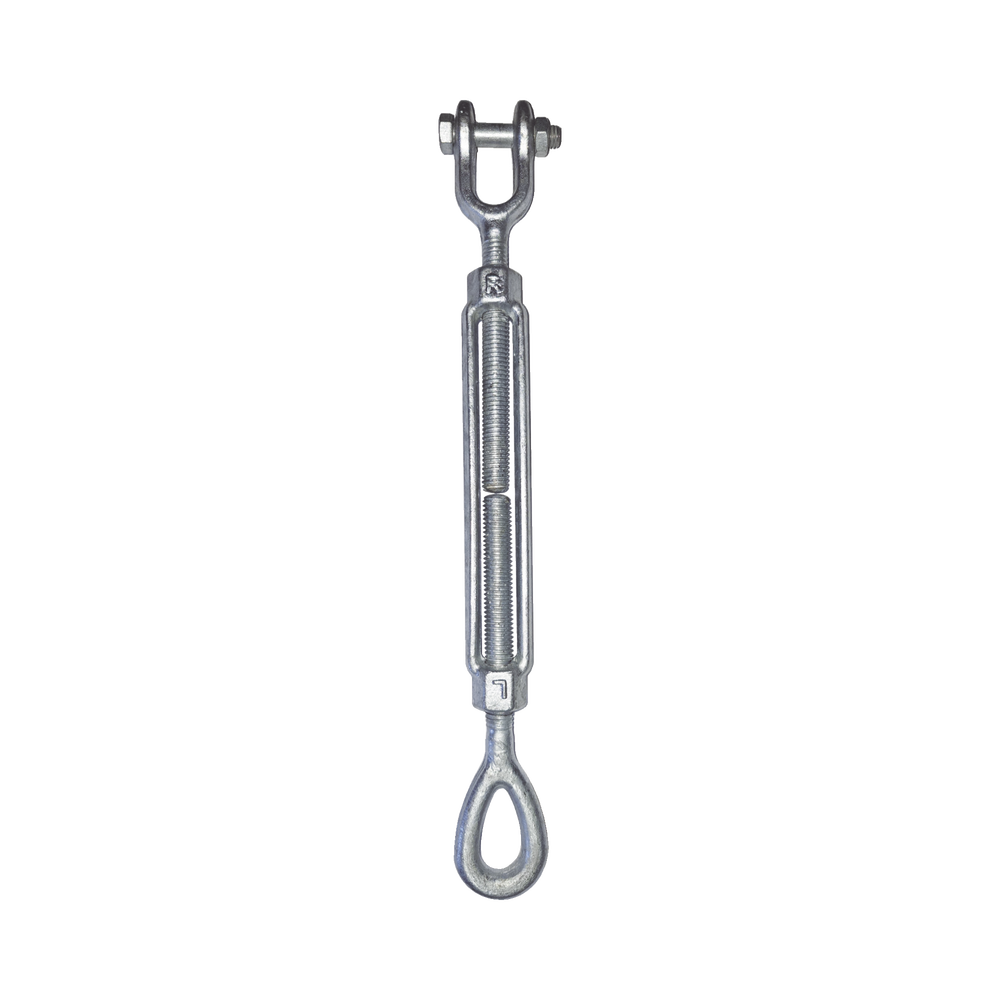 Tensor de 3/8" x 6" Acero Forjado OJO-QUIJADA, Galv. Inmersión en Caliente (Carga Max. 544 Kg).
