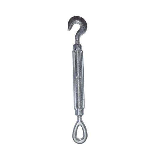 Tensor de 5/8" x 9" Acero Forjado OJO-GANCHO Galv. Inmersión en Caliente (Carga Max. 1020 Kg).