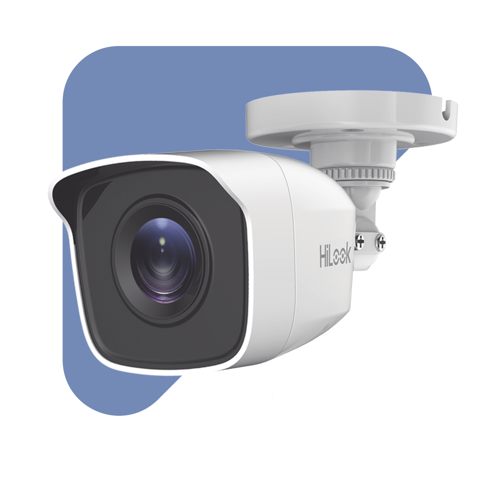 TURBO Bullet 2 Megapixels (1080p) / Wide Angle 103º / 2.8 mm Lens / METAL / Smart EXIR IR 20 m / Outdoor IP66 / dWDR / TVI-AHD-CVI-CVBS