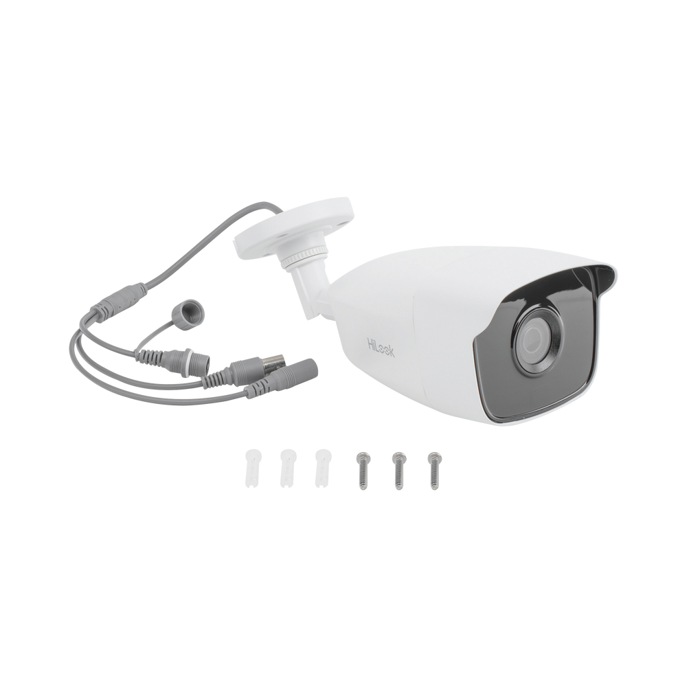 Bala TURBOHD 2 Megapíxeles (1080p) / Gran Angular 103º / Lente 2.8 mm / METAL / IR EXIR Inteligente 40 mts / Exterior IP66 / TVI-AHD-CVI-CVBS / dWDR