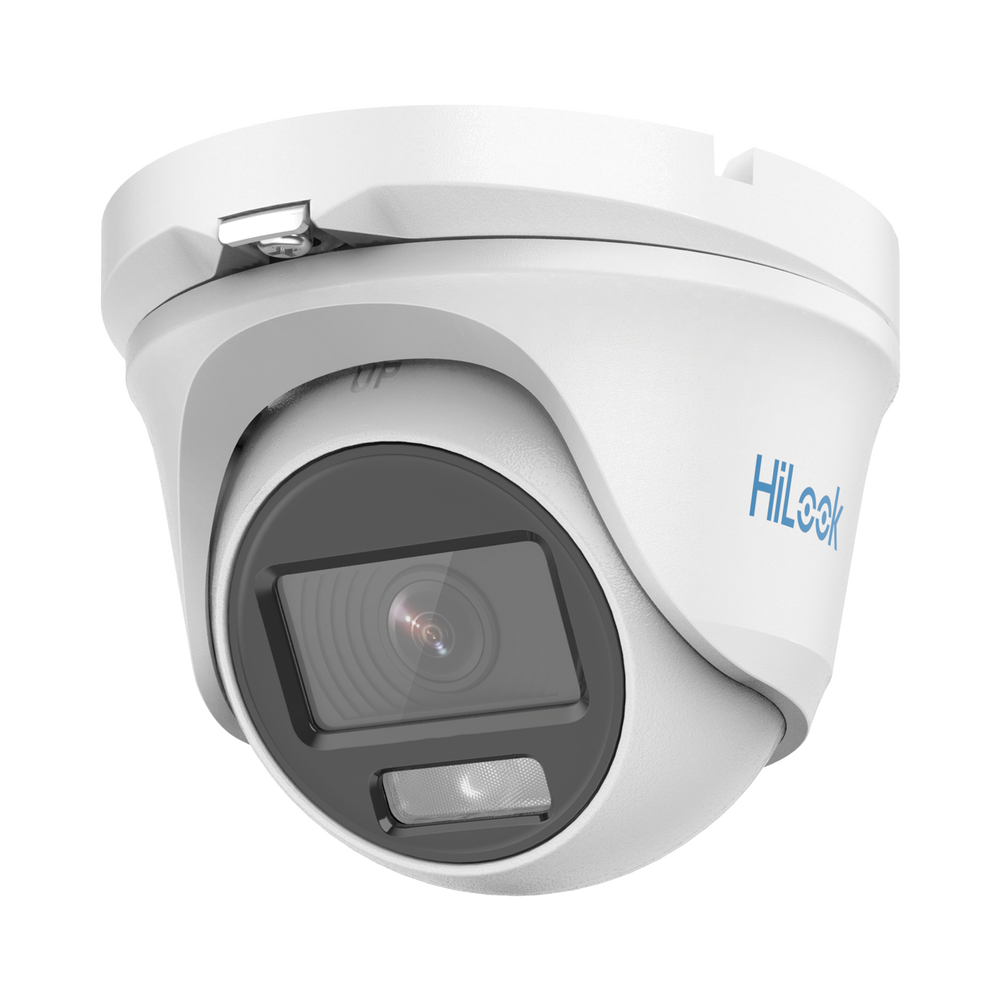 Turret TURBOHD 1080p / Imagen a color 24/7 / METAL / Lente 2.8 mm  / Luz blanca 20 mts / IP66 / TVI-AHD-CVI-CVBS