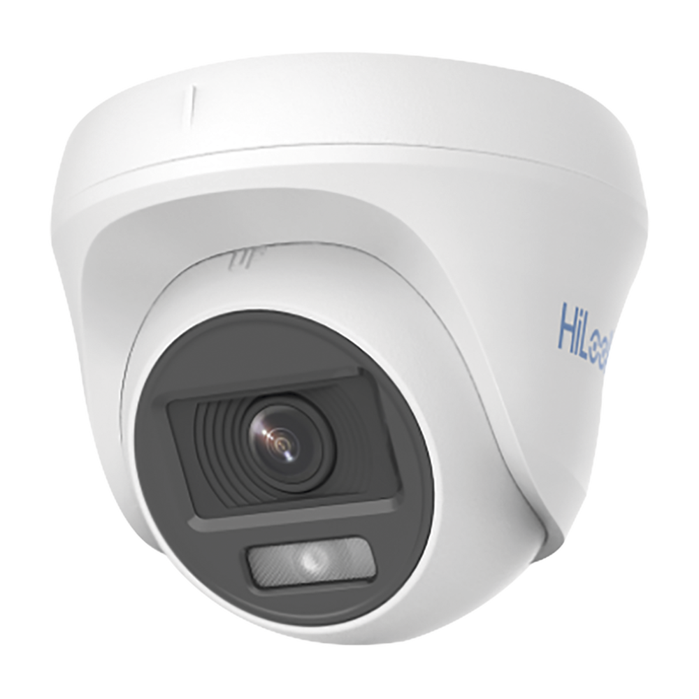 Turret TURBOHD 1080p / Imagen a Color 24/7 / Lente 2.8 mm / ColorVu Lite / Luz Blanca 20 mts / IP66 / Policarbonato