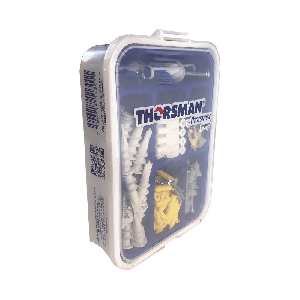 Kit para Sistemas de Fijación en Yeso, Muros Falsos, Tabique hueco, Uso en interiores  (91 piezas)