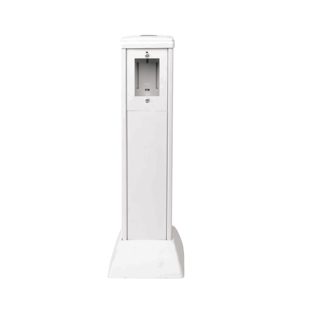 Mini columna para concentrar, distribuir y ordenar cables de energía eléctrica o puertos de datos de telecomunicaciones (10000-01000) 