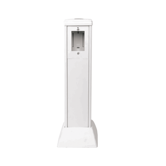 Mini columna para concentrar, distribuir y ordenar cables de energía eléctrica o puertos de datos de telecomunicaciones (10000-01000) 