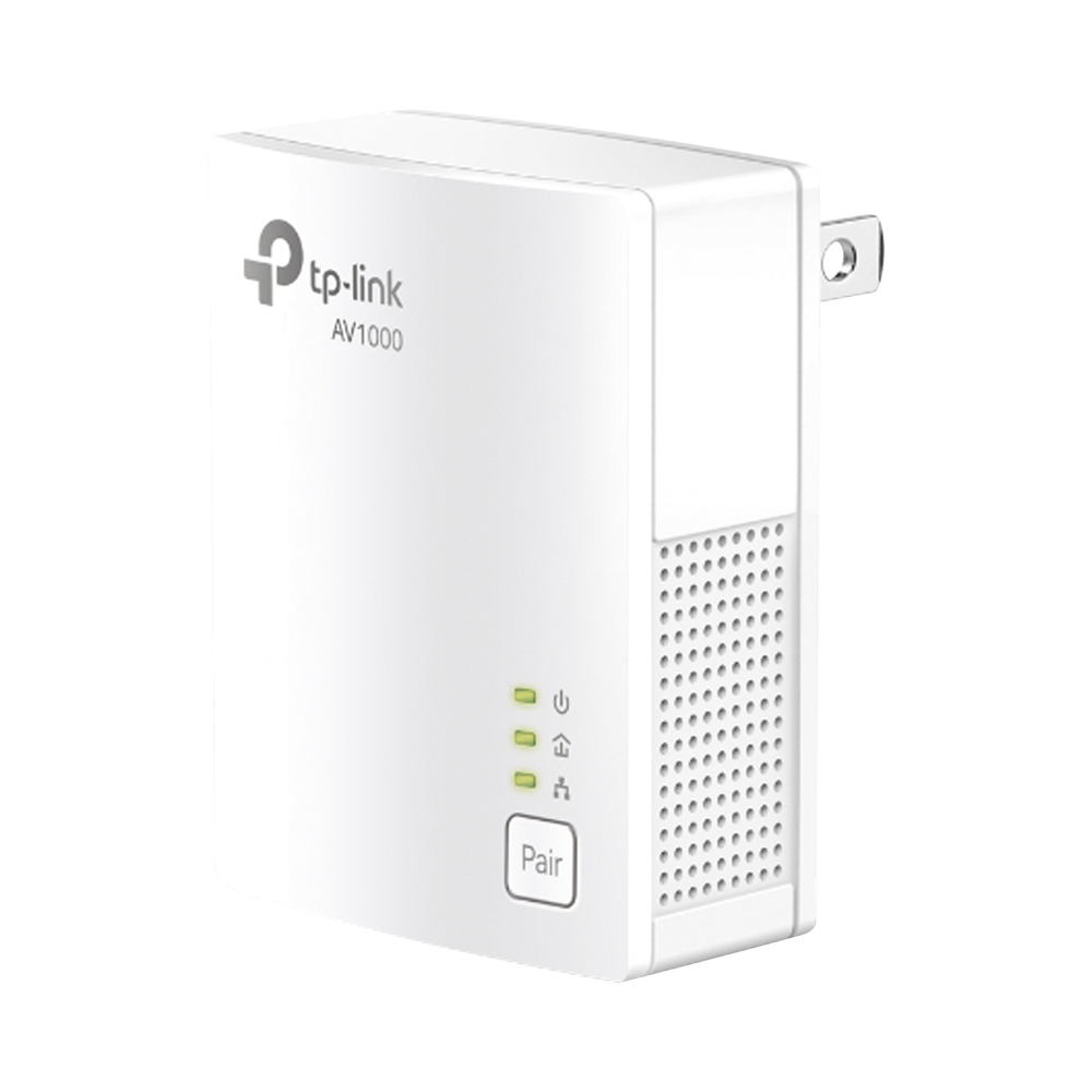 Gigabit Ethernet Powerline Adapter Kit, HomePlug AV2 technology, 1000Mbps, Plug and Play, up to 300M indoors, 1 10/100/1000 Mbps port and ultra-compact size