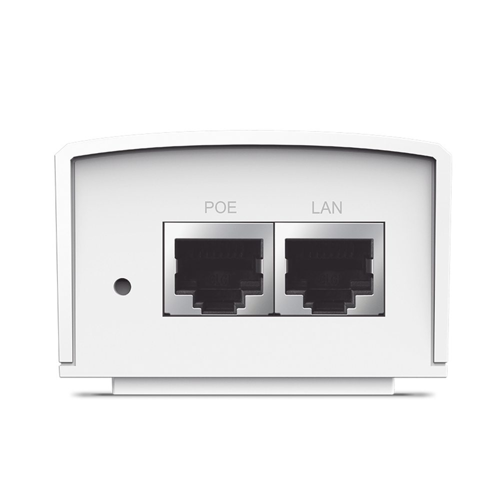 Inyector PoE pasivo de 48V,  2 puerto 10/100/1000 Mbps, plug-and-play