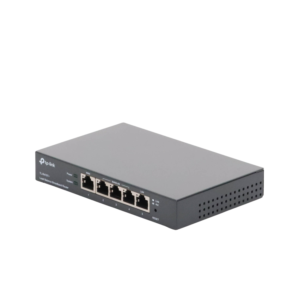 Router Balanceador de Carga Multi-Wan, 1 puerto LAN 10/100 Mbps, 1 puerto WAN 10/100 Mbps, 3 puertos Auto configurables LAN/WAN, Sesiones Concurrentes 10,000 para Pequeña Oficina