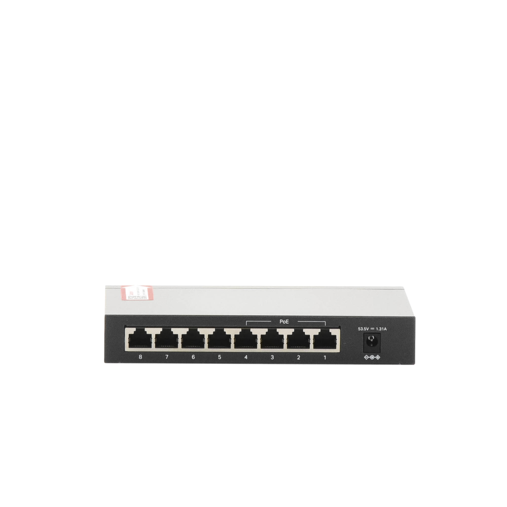 Switch PoE no Administrable de escritorio 8 puertos 10/100 Mbps, 4 puertos PoE, 57 W