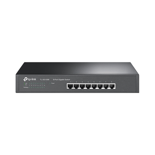 Switch de escritorio 8 puertos 10/100/1000 Mbps