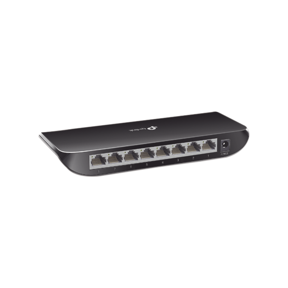 8-port 10/100/1000 Mbps desktop switch