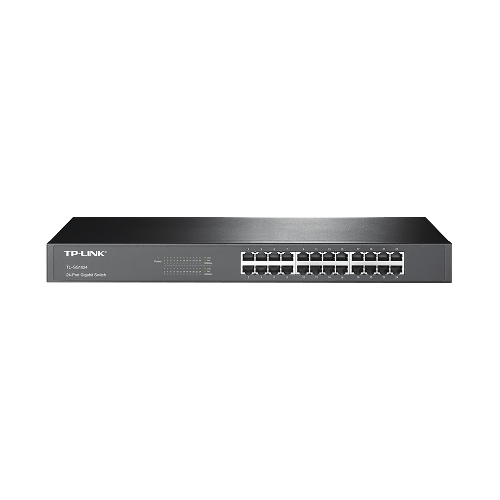 Switch Gigabit no administrable de 24 puertos 10/100/1000 Mbps