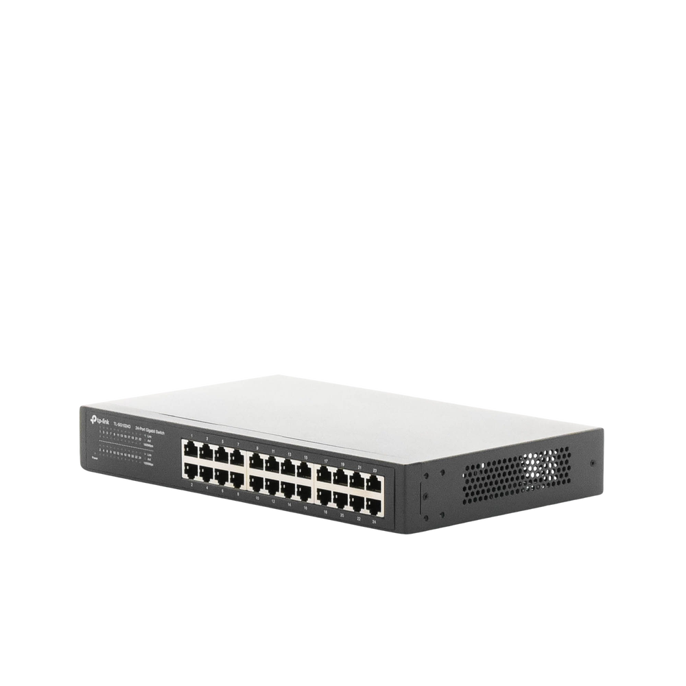 Switch Gigabit no administrable de 24 puertos 10/100/1000 Mbps para escritorio/rack