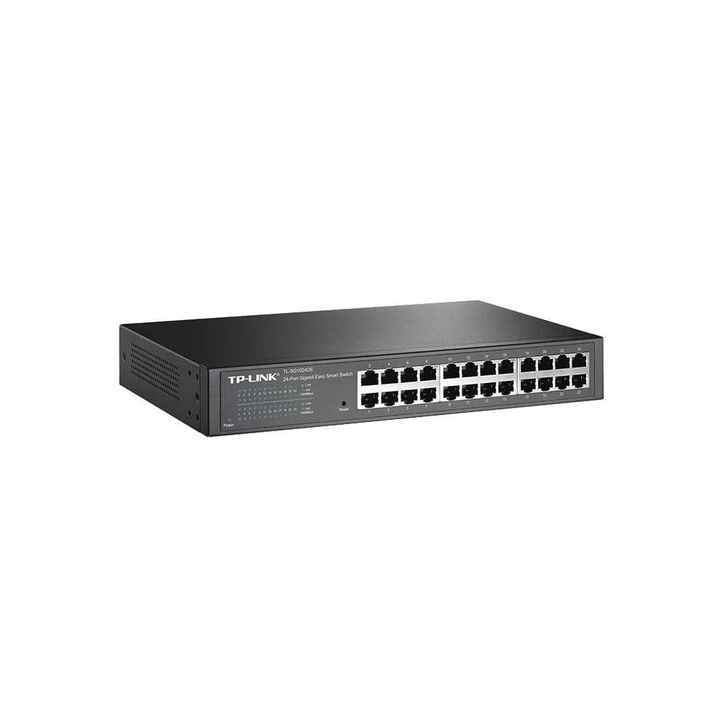 Switch Gigabit no administrable de 24 puertos 10/100/1000 Mbps para escritorio/rack