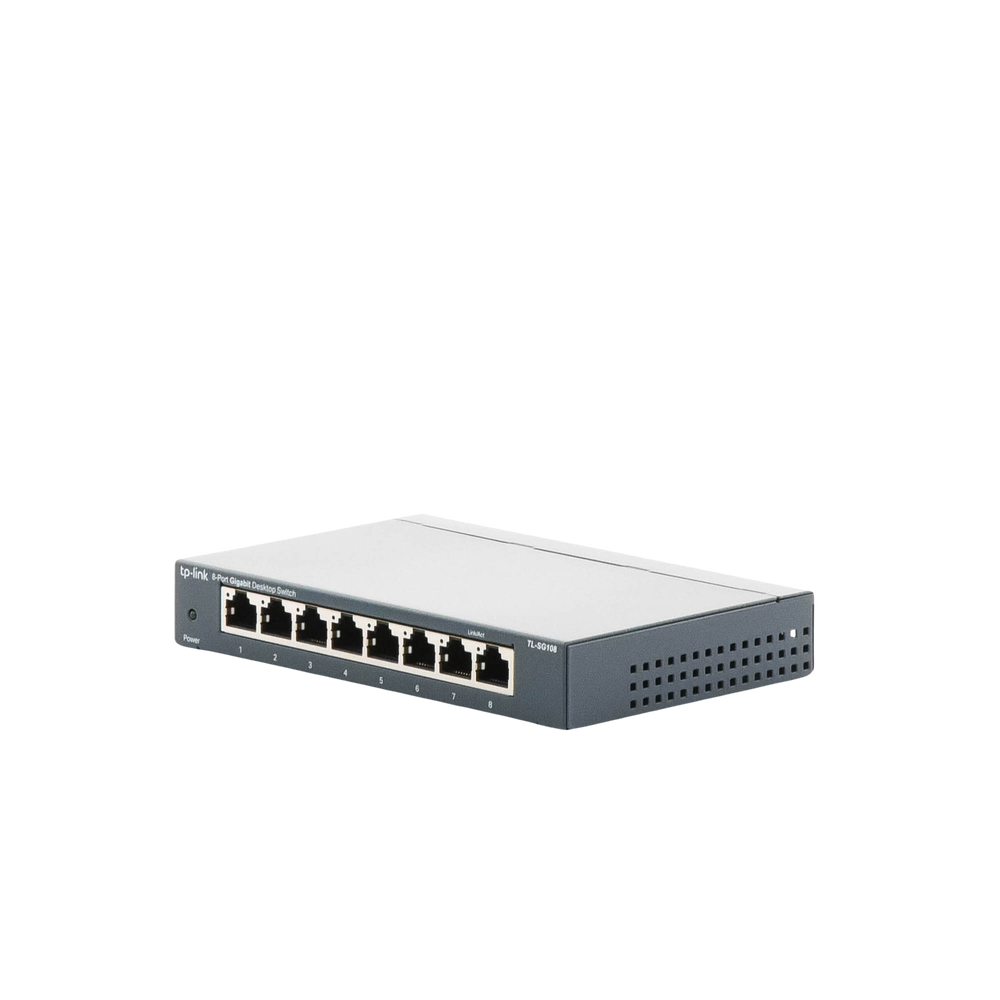 8-Port 10/100/1000 Mbps Unmanaged Gigabit Switch