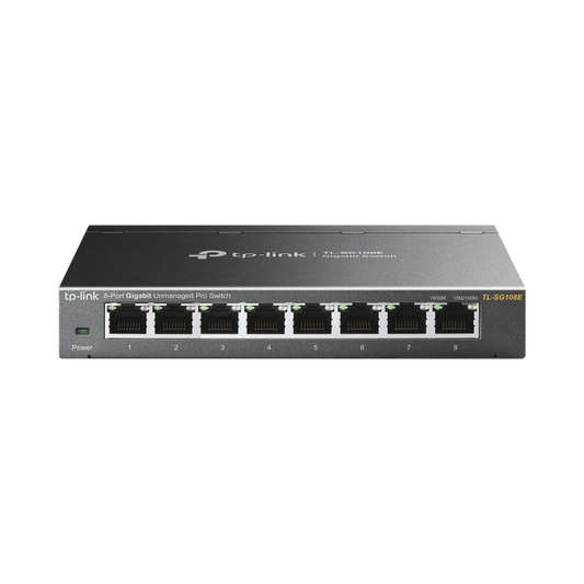 Switch Easy Smart de 8 puertos 10/100/1000 Mbps