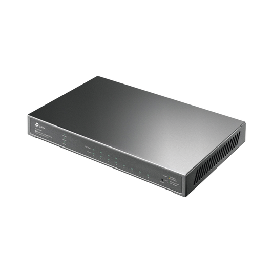 Switch PoE JetStream SDN Administrable 8 puertos 10/100/1000 Mbps, 4 puertos PoE, 62W, administración centralizada OMADA SDN 