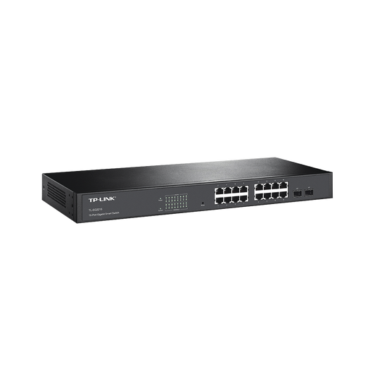Smart Switch administrable Capa 2, 16 puertos 10/100/1000 Mbps + 2 puertos SFP