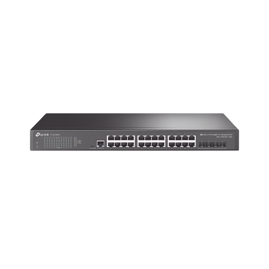 Switch JetStream SDN Administrable 24 puertos 10/100/1000 Mbps + 4 puertos SFP+, administración centralizada OMADA SDN 