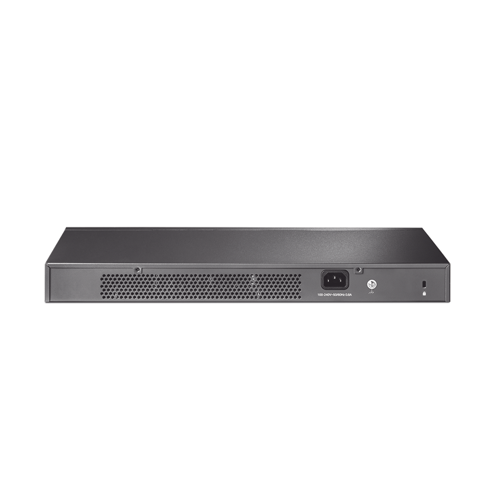 Switch Fibra óptica Omada SDN Administrable 8 puertos SFP+ 10GE / 1 puerto consola RJ45, puerto consola miro-SUB / Funciones sFlow, QinQ y QoS / compatile con IPv6 / Silencioso (sin ventiladores)