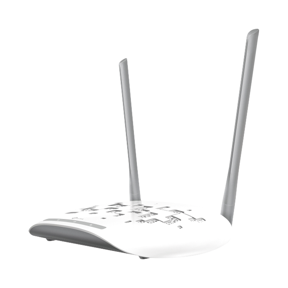 Access point, 2.4 GHz, 300 Mbps, 2 external omnidirectional antennas, 1 10/100 Mbps WAN port