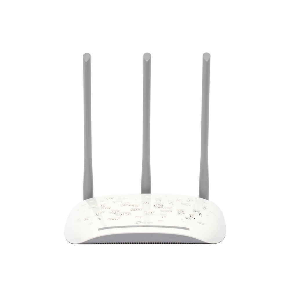 Punto de acceso / Repetidor Wi-Fi, 2.4 GHz, 450 Mbps, 3 antenas externas omnidireccional, 1 Puerto WAN 10/100 Mbps