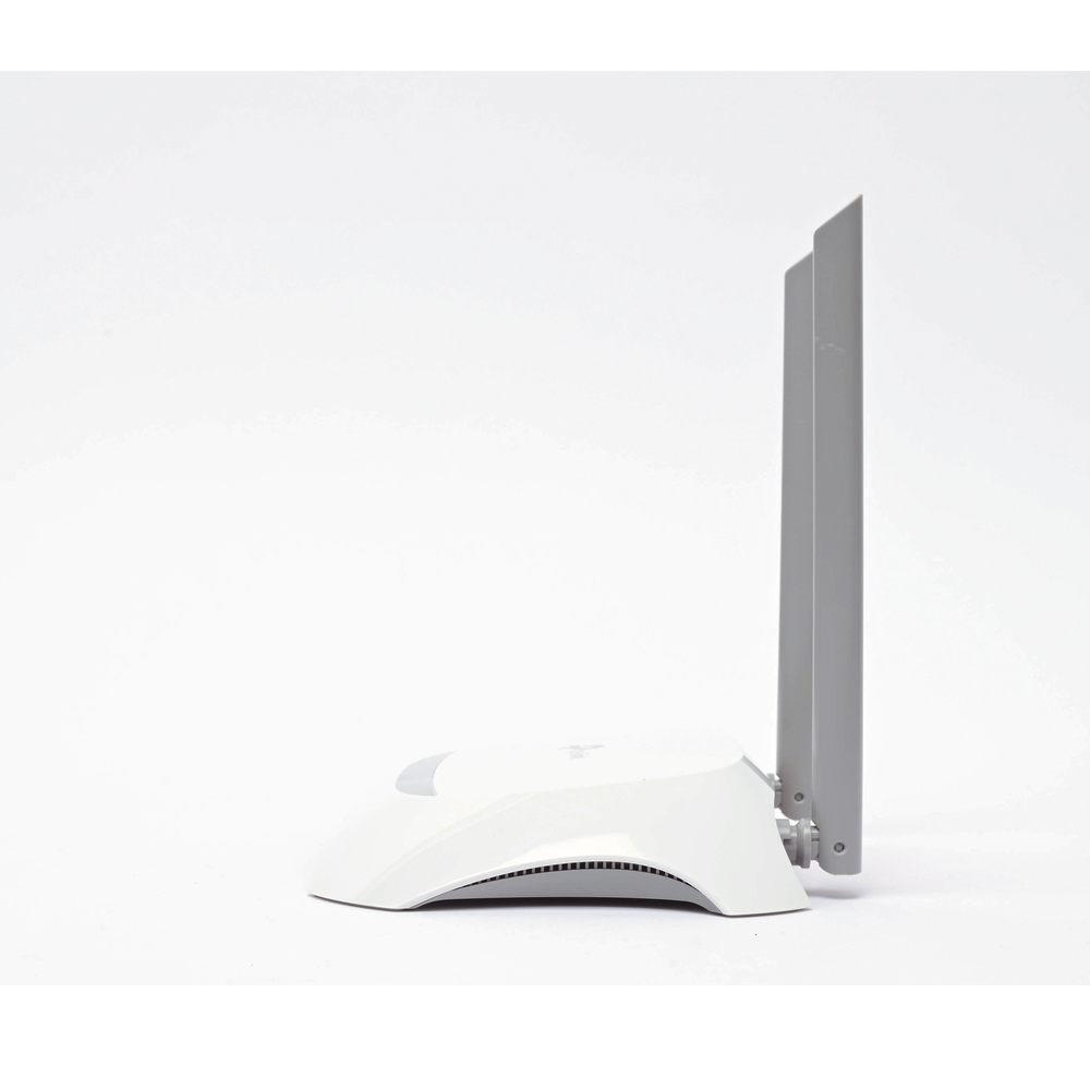 WISP Wireless Router, 2.4 GHz, 300 Mbps, 2 external omnidirectional 5 dBi antennas, 4 10/100 Mbps LAN ports, 1 10/100 Mbps WAN port, bandwidth control