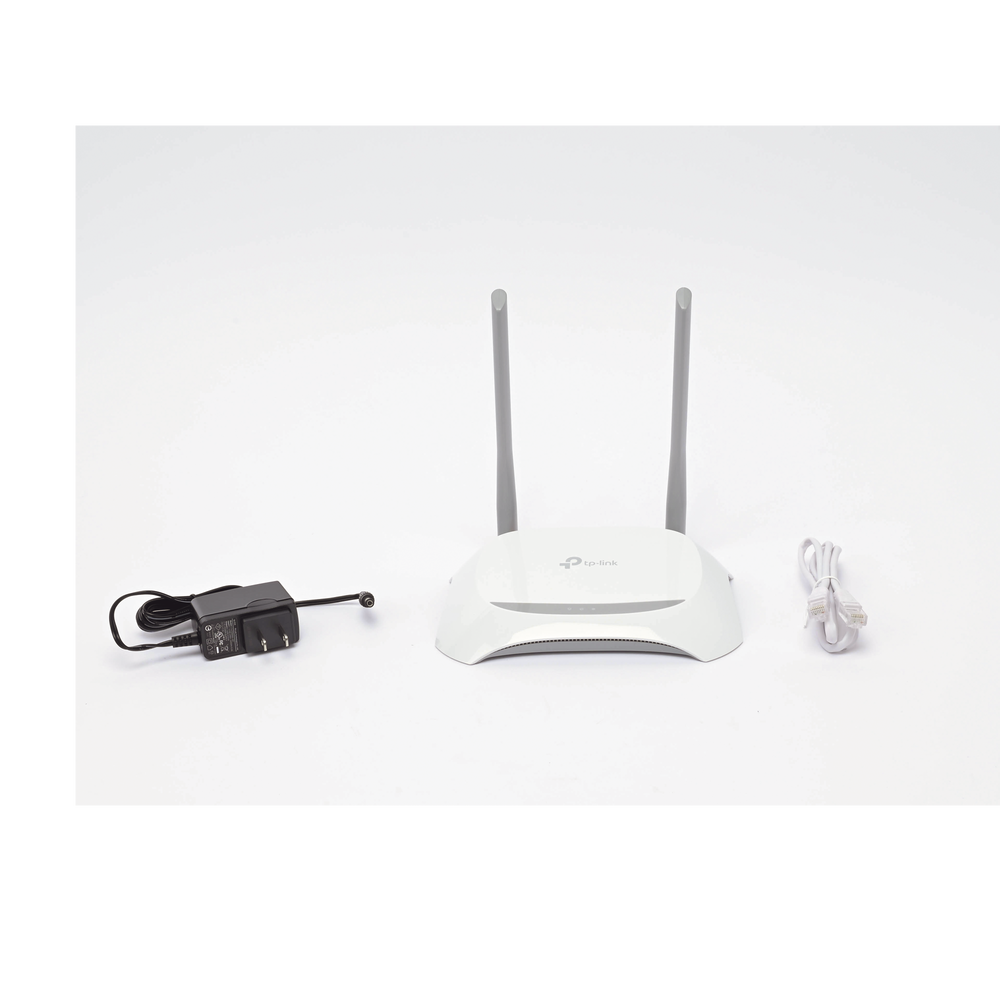 WISP Wireless Router, 2.4 GHz, 300 Mbps, 2 external omnidirectional 5 dBi antennas, 4 10/100 Mbps LAN ports, 1 10/100 Mbps WAN port, bandwidth control