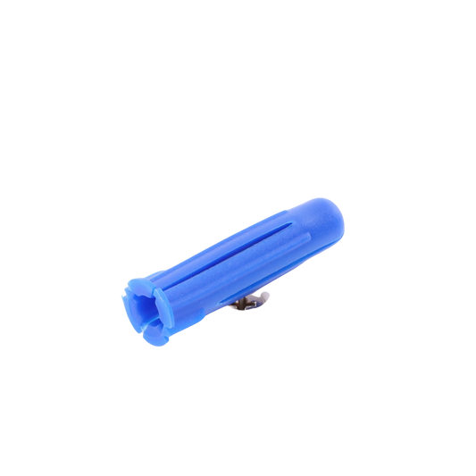 Taquete azul 3/8" para tornillo 12mm x 2" (100pzs) (1105-05100) 