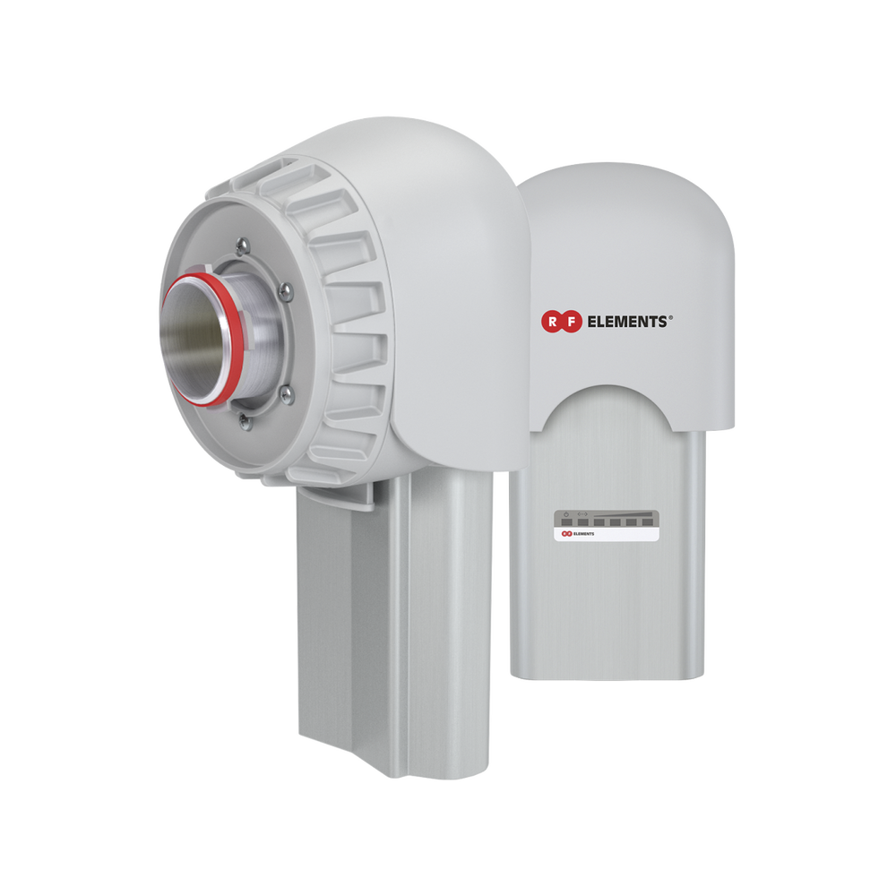 Adaptador TwistPort sin perdidas para ROCKETM5 con blindaje de aluminio para disminuir interferencia, 5180-6400 MHz, listo para antena simetrica 